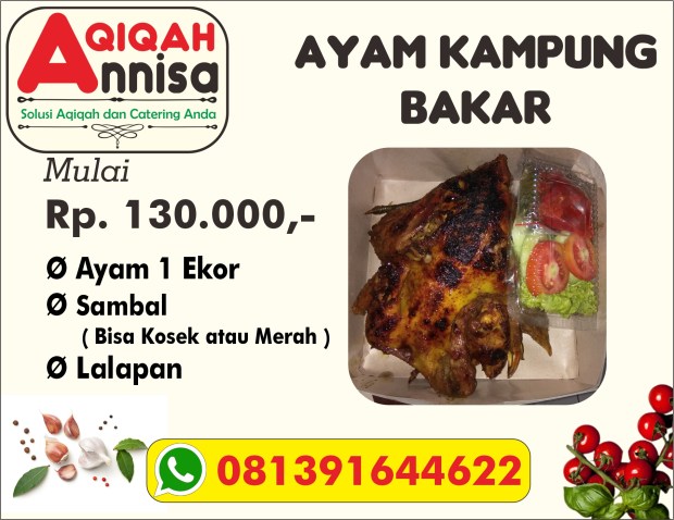 Ayam Kampung Bakar-Jasa Aqiqah