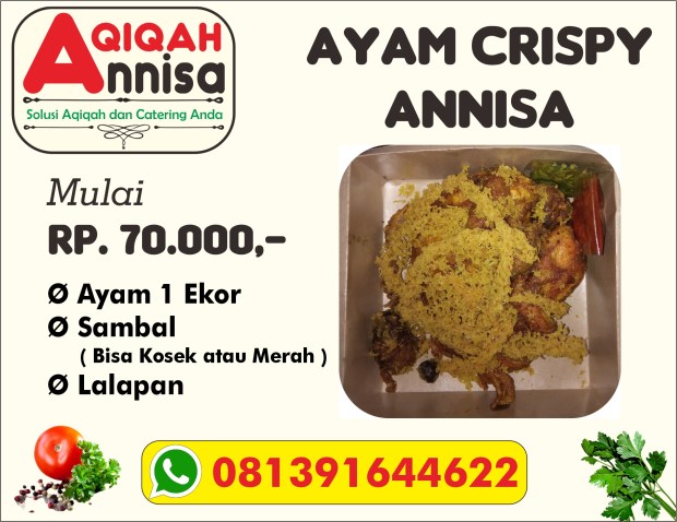 Ayam Crispy Annisa-Jasa Aqiqah