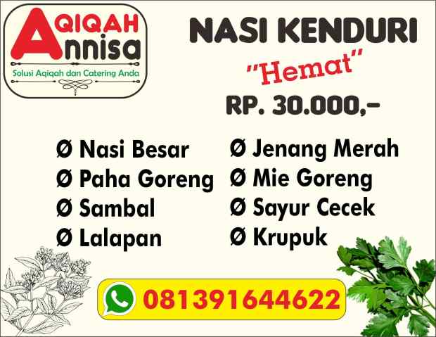 Kenduri Hemat-Jasa Aqiqah