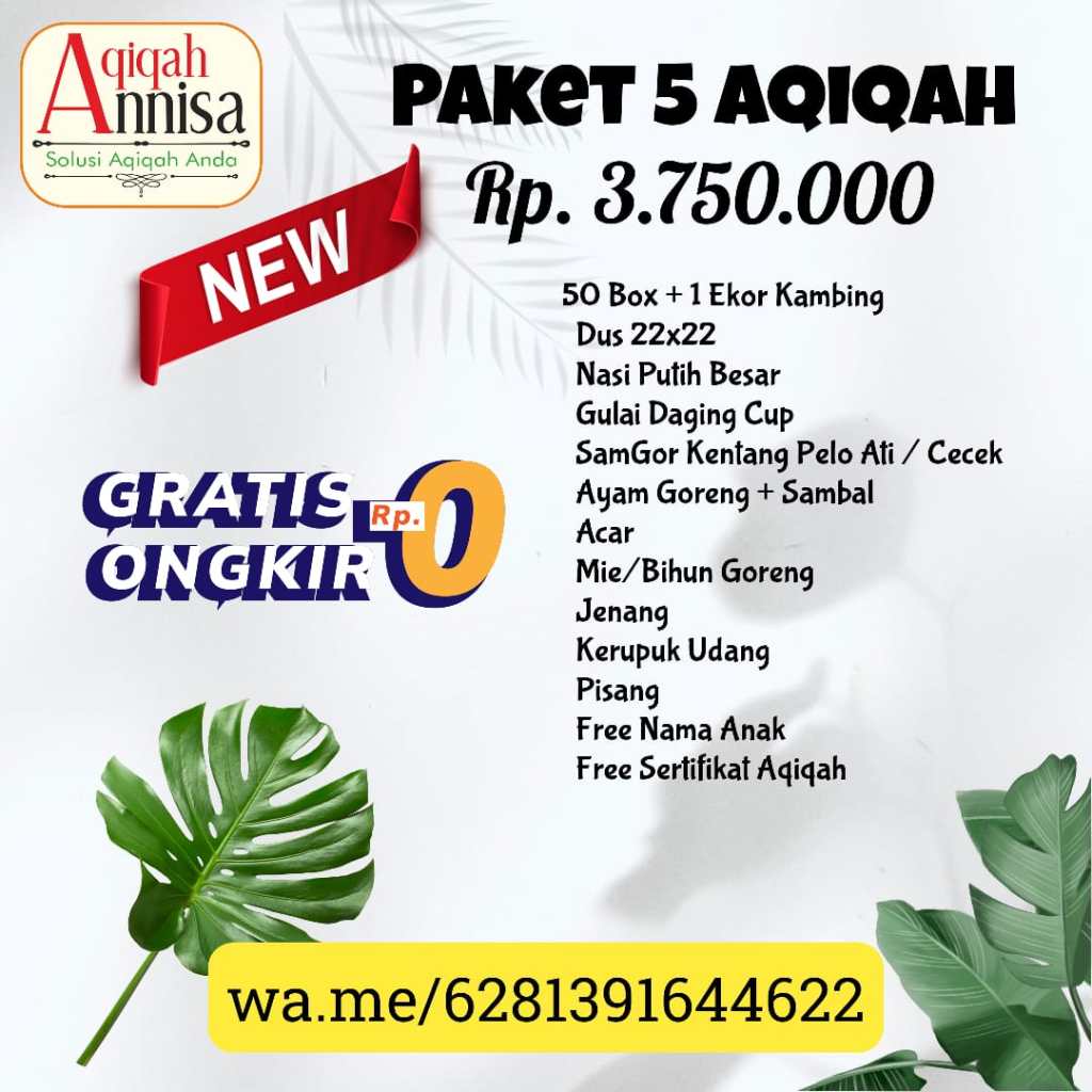 aqiqah annisa-jasa aqiqah dan catering