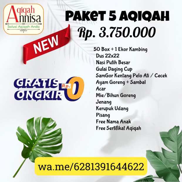 Paket 5 Aqiqah Annisa-Jasa Aqiqah